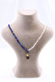 Lapis Lazuli Crystal Quartz Stone Citrine Hematite Tiger's Eye Stone Natural Stone Design Necklace 6 mm