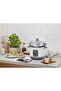 0.6L 2-in-1 Rice Cooker with Steamer Basket, 350W, RCM06000WH - 4