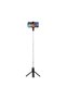 Stainless Steel Bluetooth Selfie Stick with Remote, Black - 3