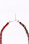 Tiger's Eye Agate Stone, Citrine Stone and Hematite Stone Natural Stone Design Necklace 6 mm - 6