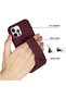 iPhone 16 Pro Maroon Magnetic Car Mount Kickstand Case – Premium Silicone with Vertical & Horizontal - 3