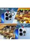[1+2+2] Case for iPhone 14 Pro, with 2 Pcs Tempered Glass Screen Protector + 2 Pcs Camera Lens Prote - 3
