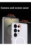 Samsung Galaxy S25 Ultra 5G 2025 Magnetic Case, Slim Transparent Flexible TPU Shockproof Magsafe Bac - 6