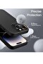 "5-in-1 iPhone 14 Pro Max (6.7-Inch) Black Silicone Case - With 2 Screen Protectors & 2 Camera Lens - 6