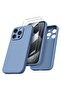 Compatible with iPhone 15 Pro Max Case Shockproof with 2pcs Screen Protectors, Waterproof Liquid Sil