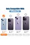 4-in-1 Pack for iPhone 14 - Includes 2x Screen Protectors, 1x Camera Lens Protector, All-Round Bumpe - 2