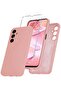 Samsung Galaxy A25 5G Case – Silicone Phone Case with 1 Screen Protector, Soft Anti-Scratch Microfib
