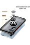 Shockproof Galaxy A34 5G Case with Metal Ring Kickstand – Magnetic Car Mount Holder & Matte Hard Bac - 3