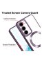 Magnetic Clear Case for Galaxy S23 Plus Case,Compatible with MagSafe, Love Heart Design Electroplate - 4