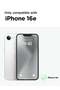 iPhone 16e Case Cover 6.1-Inch – Premium Silicone Protective Phone Case with Soft Microfiber Lining, - 2