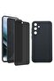 Case Compatible with Samsung galaxy a35 5g Case Cover & (2Pcs) Privacy Screen Protector Tempered Gla