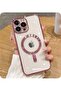 Magnetic Case for iPhone 14 Pro Max Case [Compatible with MagSafe] Camera Lens Protector Plating Lux