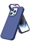 Full Rubber Protection Navy Blue Liquid Silicone Case for iPhone 14 Pro 6.1-Inch – Scratch-Resistant