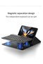 Samsung Galaxy Z Fold 4 Case,Screen Protector Keyboard Leather Case Stylus+Pen Slot Phone Office Kit - 4