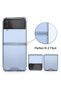 Samsung Galaxy Z Flip 4 Clear Case, Z Flip 4 Crystal Clear Slim Fit Phone Cover Soft TPU Bumper + Ha - 3