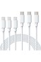 USB C to Lightning Cable MFi Certified 3Pack 6FT Fast iPhone 13 Charger Cable - Lightning to Type C