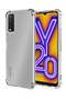 New Bumper Case Compatible With VIVO Y20, Soft TPU Silicone Clear Transparent Shockproof Case Cover, - 2