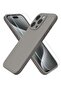 iPhone 15 Pro Max 6.7" Case – Grey, Silky-Soft Liquid Silicone, Shockproof Rubber, Includes 1