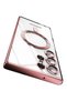 Magnetic Clear Case for Samsung Galaxy S23 Ultra 5G with Camera Lens Protector, Compatible with MagS - 2
