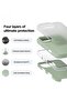 Calke Green iPhone 16 Pro Case – Slim Shockproof Full Body Protection with Soft Microfiber Lining, S - 3
