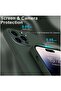 iPhone 14 Pro Max Case with Screen Protector Soft Flexible Silicone Gel Rubber Bumper Cover Slim Fit - 5