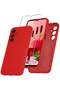 Samsung Galaxy A25 5G Case – Silicone Phone Case with 1 Screen Protector, Soft Anti-Scratch Microfib