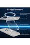 iPhone 14 Pro + 2 Pack Tempered Glass Screen Protector Magsafe Case Silicone Phone Case with Microfi - 3