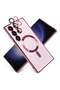 Magnetic Clear Case for Samsung Galaxy S23 Ultra with Camera Lens Protector Magsafe Compatible Elect