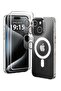 iPhone 15 Plus 5-in-1 Case – Clear, Non-Yellowing, MagSafe-Compatible with 2x Tempered Glass S