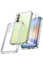 Clear TPU Case for Samsung Galaxy A35 5G with 2 Tempered Glass Protectors – Anti-Yellowing, Reinforc