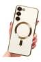 Magnetic Clear Case for Samsung Galaxy S23 Plus with Camera Lens Protector Magsafe Compatible Electr - 2