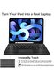 iPad Keyboard Case for iPad Air 4th Generation, Detachable Wireless Bluetooth Trackpad Keyboard, Sma - 2