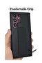 Galaxy S23 Ultra Case Fully Covered With Finger Grip Stand Holder Anti Slip Shockproof Protective Ca - 3