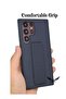 Galaxy S23 Ultra Case Fully Covered With Finger Grip Stand Holder Anti Slip Shockproof Protective Ca - 3