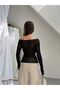 Women's Madonna Collar Lace Transparent Blouse - 2