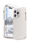 iPhone 14 Pro Max Case with Screen Protector, (with Camera Protection + Soft Microfiber Lining) Liqu
