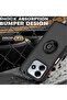 Xiaomi Redmi Note 14 5G Case Cover – Magnetic Car Mount Holder, Rotational Metal Ring Grip, Kickstan - 7