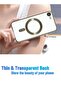Apple iPhone 16e 5G 2025 MagSafe Compatible PU Clear Case – Luxury Plating Finish, Raised Lips for C - 2
