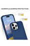 Soft Silicone Rubber Bumper Microfiber Lining Hard Back iPhone 15 Pro Max Back Cover Shockproof Prot - 2