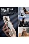 Strong Magnetic Clear iPhone 16 Pro Case – Compatible with MagSafe, Grade Drop Tested, Shockproof Pr - 3