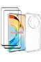"Honor X9b 5G Clear Protective Case & Screen Protector Set - Slim, Scratch-Resistant Cover with Temp