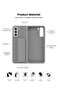 Samsung Galaxy S24 PLUS Case Cover Magnetic Car Mount Kickstand & Holder, Premium Silicone Vertical - 3
