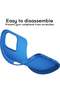 "Ultra-Thin Matte Blue iPhone 16 Pro Case with Enhanced Lens & Screen Protectors – Shockproof, Anti- - 5
