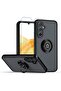 Galaxy A34 5G Case with Screen Protector, Shock-Absorption Anti-Scratch Phone Case with Kickstand, M