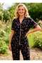 Hello Kitty Licensed Mother & Daughter Combination Pajama Set Black Shirt Buttoned 100% Cotton Sold Separately Mother's Day Special - 4