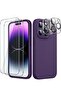 5 in 1 Silicone Case for iPhone 14 Pro Max 6.7-Inch, with 2-Pack Screen Protector and 2-Pack Camera