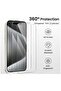 Compatible with iPhone 15 Pro Max Case Shockproof with 2pcs Screen Protectors, Waterproof Liquid Sil - 4