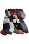 Winter Long Folded Multi-Colored Curly Towel Socks 12-Piece Pack - 2