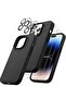 3 in 1 Silicone Case for iPhone 14 Pro Max 6.7-inch, with 2-Pack Screen Protector and 2-Pack Camera