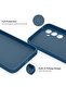 Navy Blue Soft Silicone Case for Samsung Galaxy A54 5G – 6.4-Inch, Military Grade Drop Protection, A - 3